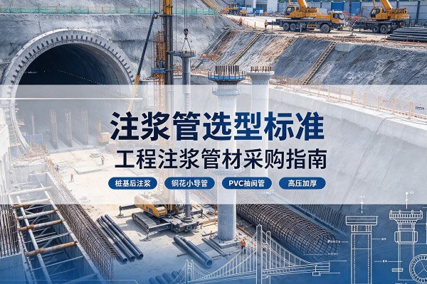 双阳注浆管选型标准